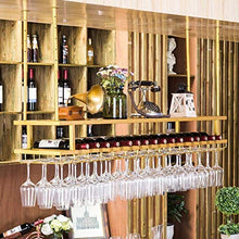 L.TSN Cremagliera del Vino dell'oro Locale Creativo Che appende la cremagliera del Bicchiere di Vino Rosso a Testa in Giù cremagliera del Vino della Barra della casa scaffale di stoccaggio Alto (c