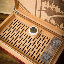 ChangDe-- Cigar Box, Cigar Humidor Cigar Box Legno di Cedro Cigar Box Cigar Box Grande capacità può Tenere 100 (Color : A)