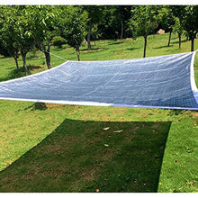SCAHUN Rete Parasole Telone Telo Copertura Ombreggiatura Protezione Dell'Ambiente Materiale del Foglio di Alluminio 99% Tasso di Ombreggiatura Balcone Terrazza Sun Room,Silver-3×3m