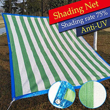 XIAOXIAO Rete ombreggiata Verde E Bianco Rete Ombreggiante Rete Mimetica Rete Resistente Ai Raggi UV Isolamento Balcone Terrazza Piante Succulente Protezione Solare Pianta da Giardino (Size : 5x9m)