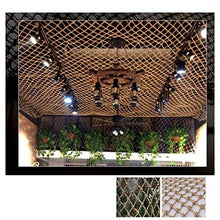 MFLASMF Rete di Sicurezza Protezione per Balcone Rete di Sicurezza per ringhiera per Esterni Rete per Decorazione da Bar per Ristorante Rete di Canapa Rete per Scale Rete di Sicurezza per
