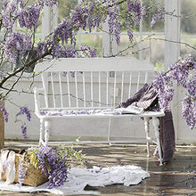 Sedia Doppia Panca da Giardino, Sedile Posteriore per Il Tempo Libero del Balcone in Stile Distressed, Panchine Decorative in Metallo per terrazze durevoli, Sedia da Pranzo Sedia da caffè