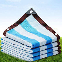 shade net XXS Rete per Terrazza Isolante per Esterni Resistente alla Corrosione Strisce Blu E Bianche Terrazza/Balcone/Auto/Tetto/Rivestimento in Polietilene 2 * 2M