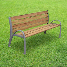 ZXF- Park Outdoor Chair Backrest Community Leisure Outdoor Double Bench Legno Anticorrosivo, per Portico Anteriore, Patio, Terrazza, Balcone O Cortile