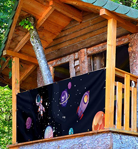 MyMaxxi Protezione per balconi | Space 10 x 0,9 m | in plastica stampata – paravento decorativo per balcone – resistente alle intemperie con protezione UV – Qualità tedesca