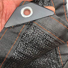 Telo Ombreggiante, 95% Maglia di Stoffa Resistente, Tessuto Parasole con passacavi for Copertura da Giardino, Piante da Giardino, Prato da Giardino - Nero (Size : 3m x 3m)