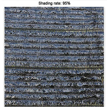 XIAOXIAO Rete ombreggiata Parasole Net-95% Parasole Panno Nero Nero Grande Tessuto Resistente Ai Raggi UV in Tela Cerata per Piante da Serra Multi Formato (Size : 5x5m)
