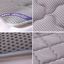 Materassi futon, Tappetino/Pad Ultra soffice Pieghevole Traspirante 4D Tatami, Moda Comodo futon per dormitorio/pisolino Domestico Addensato Materasso per Dormire,Gray,150 * 200cm/59 * 79inch