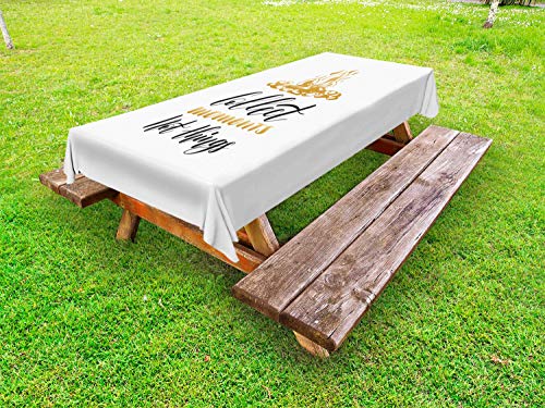 ABAKUHAUS Detto Tovaglia da Esterno, Formulazione con Un falò, Tovaglia da Picnic Lavabile Decorativa, 145 cm x 210 cm, caffè Grigio