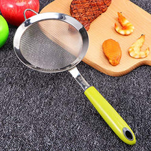 UPKOCH Filtro in Acciaio Inossidabile a Maglia fine Filtro per schiumarola colino setaccio Cucchiaio Filtro Filtro zuppa Filtro attrezzo da Cucina 14 cm