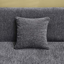 ZJXSNEH Copridivano Semplice in Tinta Unita,Fodera Antiscivolo all-Inclusive,Fodera per Divano,Divano Letto,Ciniglia Grigio Scuro 45x45cm (Fodera per Cuscino Senza Anima)
