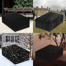 JYSSH Mobili da Giardino Copertura, Rettangolarecopritavolo da Esterno con Coulisse Fodera, Copertura Tavolo Esterno per Sedia con Sedile Profondo da Giardino,200x140x90cm