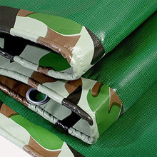 GJSN Outdoor Multiuso Incatramata Telone Camo 16 Mil - Tarp Impermeabile per Jungle Truck/Copertina/Camping/Barca, Tenda Heavy Duty Esterna con Occhielli,2Mx4M