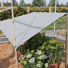 YTQ Blocca Il 90% di Tessuto Ombreggiante UV con Gommini Panno Permeabile per Giardino Fiore Pianta Serra Pannello Ombreggiante Grigio Traspirante(Size:1m x 3m)