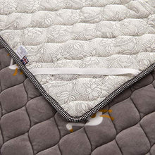 YXXCD Stampa Futon Dormire Tatami Pavimento Tappetino, Traspirante Futon Tatami Tappetinoerasso Tappetino Morbido Thick Giapponese -Brown -a 200x220cm(78x86inch)
