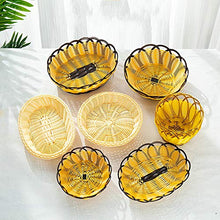 Materiale di tessitura circolare in rattan sintetico, in rattan sintetico, 500 g, colore: nero