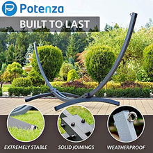 Potenza Classici® ● Amache di qualità e robusto supporto in acciaio resistente alle intemperie ● Motivo: Roma - Graphite (Cocoon)