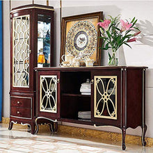 COUYY Credenza in Legno Massiccio Credenza Armadio Locker Governo di immagazzinaggio Credenza Semplice