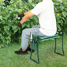 Panca pieghevole 2 in 1 da giardino multifunzionale da giardinaggio con addensare e allargare morbido cuscinetto in ginocchio per padre madre anziano