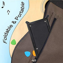Poggiapiedi per Chitarra Pieghevole con Pad in Gomma Antiscivolo, Pedana in Metallo con Altezza Ripiegabile in 6 Posizioni per Chitarristi Musicisti di Classica Elettrica