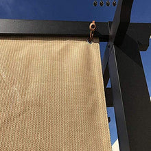 Rete ombreggiante, Pergola Canopy Parasole for Patio Panno, Impermeabile, Isolamento Termico, Tendone Copertura in Tessuto, for la Piattaforma, Patio, Pergola, Cantiere, Ombra Esterna Block