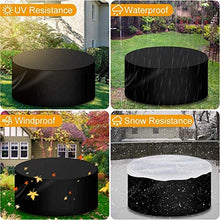 N / A mobili di Copertura Home, Impermeabile Antivento mobili da Giardino UV, coperture Patio Tavolo utilizzato per la Pesante Oxford mobili Panno Rattan,240x100cm,Nero