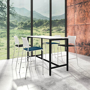 Tavolino da bar NOVA 160 x 70 cm, grande tavolo alto, tavolo da bar, bancone, colore struttura: nero