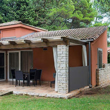 MVPOWER Tenda Laterale, 300 cm x 180 cm Tenda da Sole Laterale, Tenda da Esterni per Privacy, Tenda a Scorrimento Laterale per Protezione da Sole da Giardino/Balcone /Terrazzo,Nero
