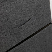 SogesHome cassettiera camera letto in tessuto a 5 cassetti, Scatole di stoccaggio in Tessuto Rimovibile, per Cameretta Soggiorno Cucina Ingresso Corridoio,83 x 29 x 77 cm Grigio, SH-WK-107-GY