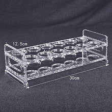 GJSN Cremagliera da Vino, 2 Strati Tavolo Top Durevole Facile da Pulire Pratico e Conveniente Antiscivolo Coppa Rotonda 6/12 Fori,30 * 12,5 * 10 cm