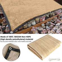 Yagosodee Telo Ombreggiante con Occhielli Telo Protezione Solare per Giardino Patio Balcone Fiori Piante (1X1.8)
