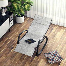 FUFU Sedie a Sdraio Sedia a Dondolo Chaise Longue per Il Tempo Libero Sedile per Il Tempo Libero Pigro con poggiapiedi Regolabile, 94 * 64 * 108 cm Pieghevoli