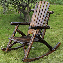 Sedia a Dondolo per Adulti Siesta Sedia a Dondolo da Esterno, Sedia da Tavolo retrò per Balcone all'aperto, Sedia antisettica in Legno massello, Sedia combinata Multifunzionale, Adatto per Cortile/I