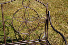 Esclusiva Panca da giardino Cielo, seduta ergonomica, Sella in un nuovo design e molto stabile in metallo