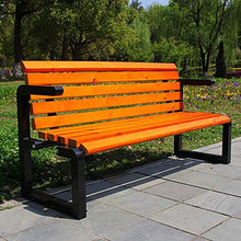 LXLH Panca da Giardino Sedia da Giardino panchina per Il Tempo Libero, Sedia da Esterno in Legno massello Impermeabile e anticorrosivo, panchine Decorative per Giardini terrazzati Domestici, con