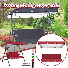 Altalena per Esterni Sedia a 3 posti Cuscino Impermeabile di Ricambio Coprisedile per Altalena Coprisedile per Altalena per Patio Esterno per Patio Giardino Cortile,Rosso,150CM x 50CM X 10CM