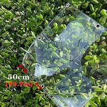 Telo di Copertura Antipioggia,Panno di Plastica,Gazebo Cover Protettiva per Campeggio,Telone Impermeabile Trasparente con Occhielli,0,4mm PVC Pellicola Morbida,Personalizzabile(2.4x3.5m/7.9x11.5ft)