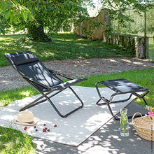 Lafuma Sgabello/Poggiapiedi, Next, Air Comfort, Grigio talpa, LFM2584-7057