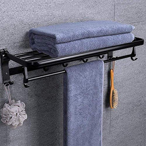 WLVG Portasciugamani, portasciugamani a Muro per Bagno, portasciugamani a Vite portasciugamani a Parete in Bagno o Cucina, 40 cm