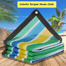 Rete ombreggiante 90% Sunblock Panno Ombreggiante per Copertura per Piante di Serra, Tende da Sole da Giardino per Ripari All'aperto, Strisce Multicolore (Dimensioni : 5x10M)