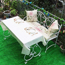 UWY Panchina da Giardino da Esterno Panchina da terrazza, Resistente panchina in Metallo in ghisa, Semplice Combinazione di Tavolo e Sedia per Balcone da caffetteria, per panchina d'ingresso per