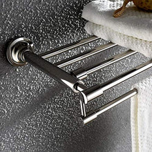 HYYDP Parete Porta Salviette Portasciugamani Acciaio inossidabile Moda Semplice Hotel Famiglia Bagno Cucina Parete Doccia Spazio Mensola multifunzione Materiali impermeabili e anti-ruggine per la prot