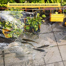 GOODLUKE Telone Trasparente Impermeabile, Tela Pioggia Telo in Plastica PVC Clear Resistente con Occhielli, Coperture in Fogli per Piante da Fiore per Esterno Interno (0,35 mm & 450g/m²),100x300cm