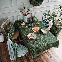 HCYSNG Tablecloth Addensare Tavolo da Giardino Impermeabile e a Prova di Olio (Color : Green, Size : 39x55'')