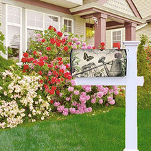 Francese Bee Garden Design Unico Cassetta delle Poste Copertura Magnetica Casella Postale per Giardino Giardino Cantiere Dimensione Standard 51x48 Pollici