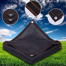 DANDAN Parasole Crittografia Della Rete Ispessimento Ombreggiatura Bordo Del Bordo Perforazione Balcone Schermatura Solare / Tetto Rete Isolante / Ombra Succulenta Rete 8 Pin Nero ( Size : 2*4m )