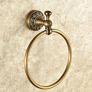 KaO0YaN-Towelrack Portasciugamani in Rame Antique Portasciugamani Portasciugamani Tondo Portasciugamani da Bagno Portasciugamani Europeo Asciugamano Appeso