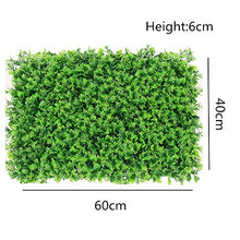 EXCLVEA Decorazione Schermo Foglia Finta all'aperto Artificiale bosso Pannelli Topiary Hedge impianto Privacy Screen UV Recinzione protetta Patio del Cortile Spazi Verdi Mura 12 Pezzo