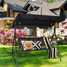 MIAOKU Esterno Copertura per Tettuccio per Altalena, Impermeabile Copertura Superiore Tettuccio per Altalena Tende da Sole, per Giardino Patio Veranda Cortile