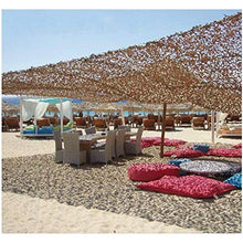 AWCPP Camo Netting Shading Net Desert Desert Network Camouflage Network | Sfondo Ombrellone It Color Shade Netting | Adatto per la Campagna per la Protezione Solare Di Caccia Selvatica,5 * 6M.